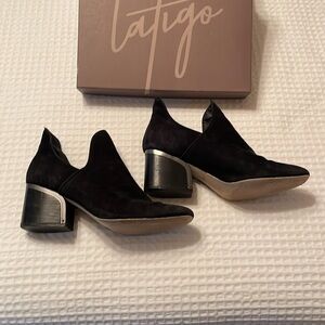 Latigo suede booties size 10